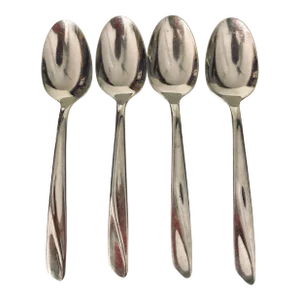 Midcentury Insico Stainless "The Finlandia" Pattern Table Spoons- Set of 4