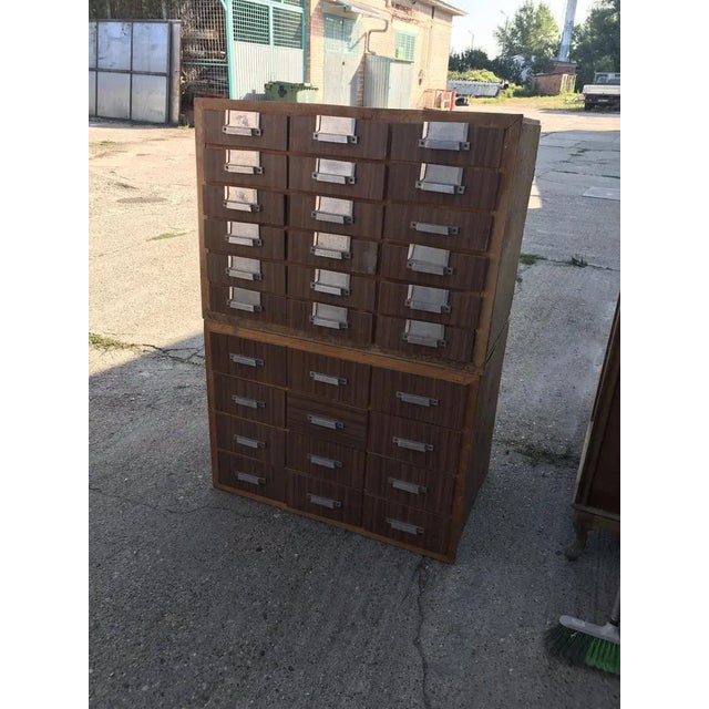 1950s Industrial Cabinet With Drawers, 1950s For Sale - Image 5 of 6
