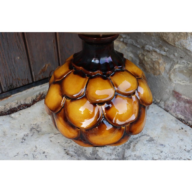 Large Ceramic Table Lamp by Walter Gerhards, 1950 For Sale - Image 6 of 15