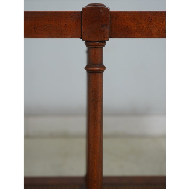 Baker Furniture Company Baker 8 Leg George III Walnut Console Table For Sale - Image 4 of 13