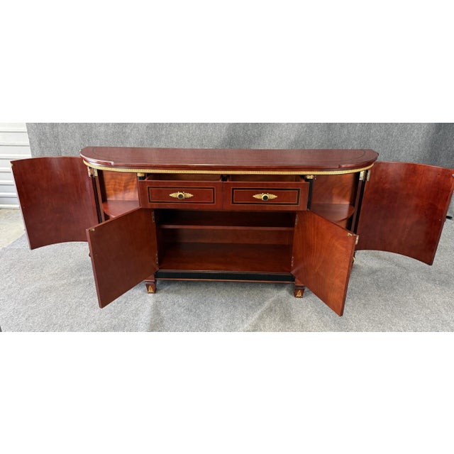 Early 21st Century Astoria Grand Gigasso 83” Sideboard Buffet With Mirror For Sale - Image 5 of 18