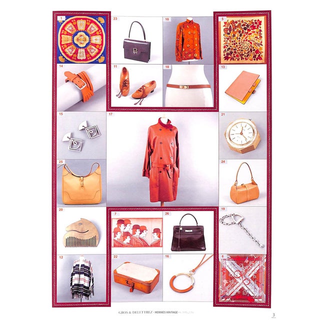 Traditional Hermès Paris Vintage Auction Catalog 2016 For Sale - Image 3 of 11