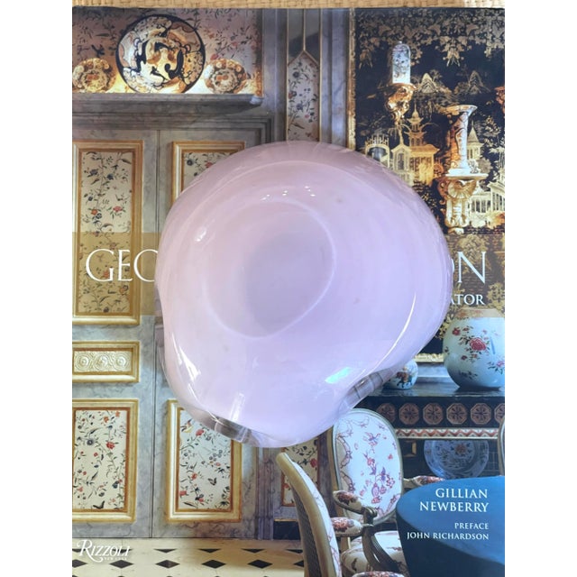 Murano Vintage Pink Murano Barovier Bubble Catchall For Sale - Image 4 of 7
