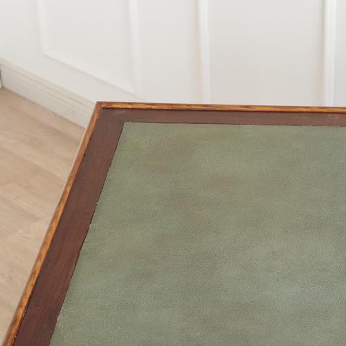 Antique French Walnut Gaming Table with Removable and Rotating Top For Sale - Image 12 of 18