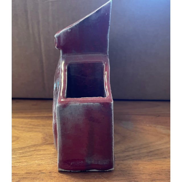 Mid Century Ceramic Vase For Sale - Image 4 of 6