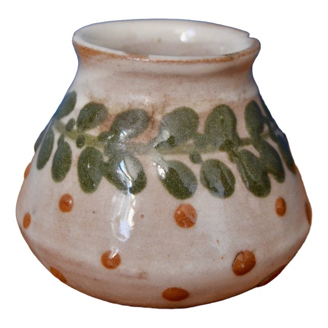 Small Glazed Terracotta Ceramic Vase by Léon Elchinger, 1890s For Sale