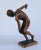 Vintage C.1970's Terra-Cotta Plaster & Gilt Grecian Olympic "Discus" Athlete For Sale - Image 4 of 11