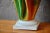 Multicolored Draped Table Lamp, 1980s For Sale - Image 10 of 13