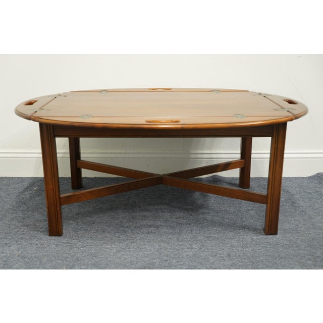 Ethan Allen Georgian Court Solid Cherry Traditional Style Accent Butler