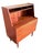 This beautifully crafted Danish teak vanity secretary desk, designed in the style of Arne Vodder, showcases the refined...