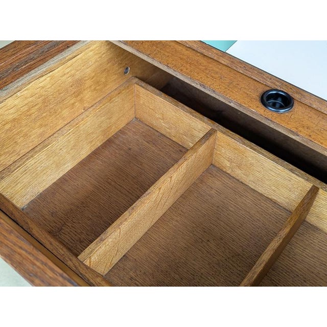 Mid-Century Modern Teakwood & Plastic Laminate Coffee Table, 1950s For Sale - Image 6 of 18