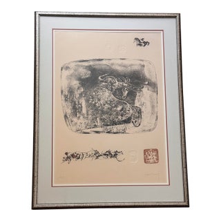 Hoi Lebadang Horses #V c.1974 Artist Proof For Sale