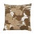 Early 21st Century Contemporary Schumacher Sea Grape Pillow in Bark For Sale - Image 5 of 5