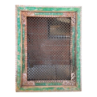 1920s Rajasthani Jali Window Panel For Sale