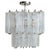 1960s Italian Murano Glass Chandelier Attributed to Toni Zuccheri for Venini For Sale