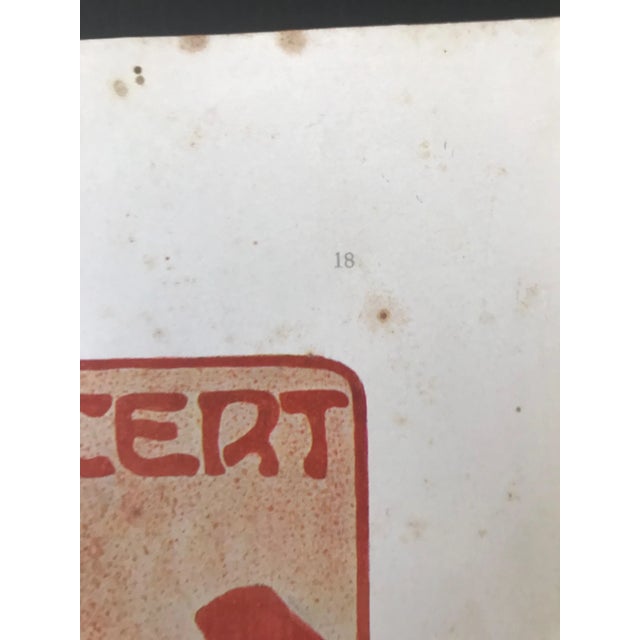 1906 Original German Art Nouveau Poster, Decorator Print, #18, Art Deco Fashion For Sale - Image 6 of 8