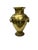 Vintage brass floor vase with knocker handles. Smooth graduated to hammered finish make this a looker. Lots of tarnish...