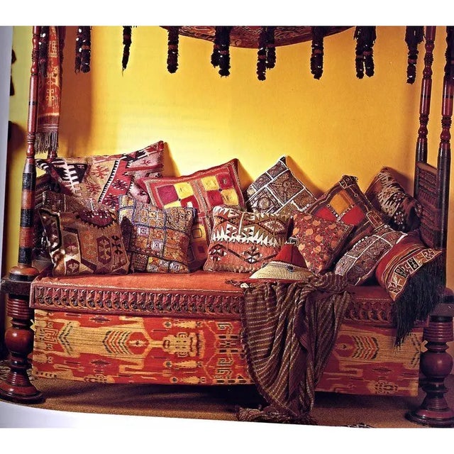 Textile Old TurkishTribal Kilim Pillow 11" H For Sale - Image 7 of 7