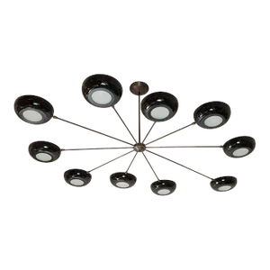 Large Asymmetrical Stilnovo Style Sputnik Chandelier