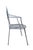 Modernist 3 Piece Iron Patio Furniture Set With Rose Pattern For Sale In Portland, OR - Image 6 of 15