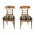 Set of 19th Century Biedermeier Walnut Shovel Chairs For Sale - Image 5 of 7