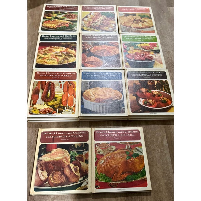 Vintage 1973 Better Homes and Gardens Encyclopedia of Cooking Complete Set 1-20. For Sale - Image 4 of 7