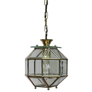 Art Nouveau Octagon Ceiling Light in the style of Adolf Loos For Sale