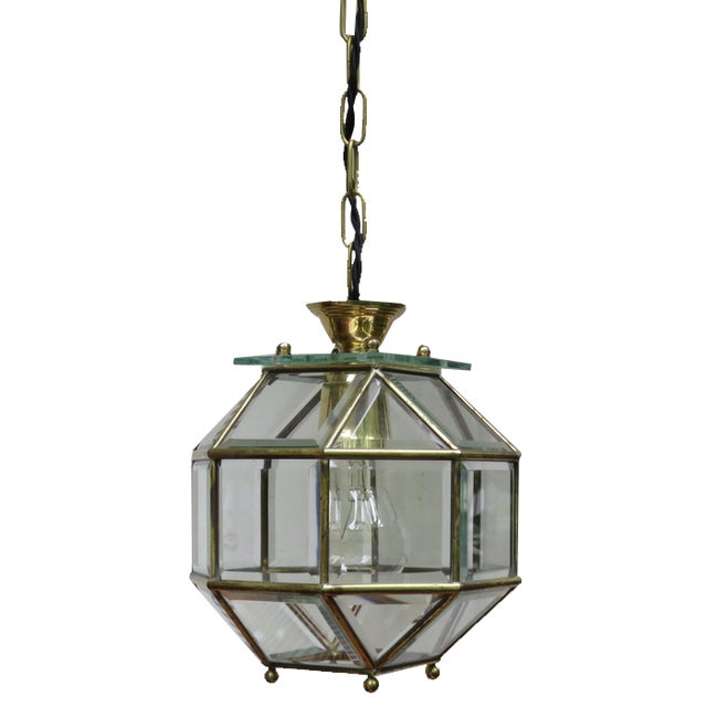 Art Nouveau Octagon Ceiling Light in the style of Adolf Loos For Sale