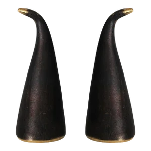 Carl Auböck Model #4102 Brass Bookends - a Pair