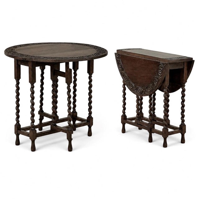 The gateleg table has been a hallmark of English furniture since the 17th century, prized for its ingenious construction...