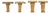 Italian Neoclassical Style Gilt Wall Brackets, 4 For Sale