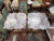 1930s Pair of Vintage Lavender Marble Top End Tables For Sale In Philadelphia - Image 6 of 12