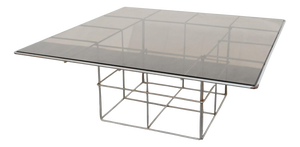 Steel Grill Coffee Table, 1970s
