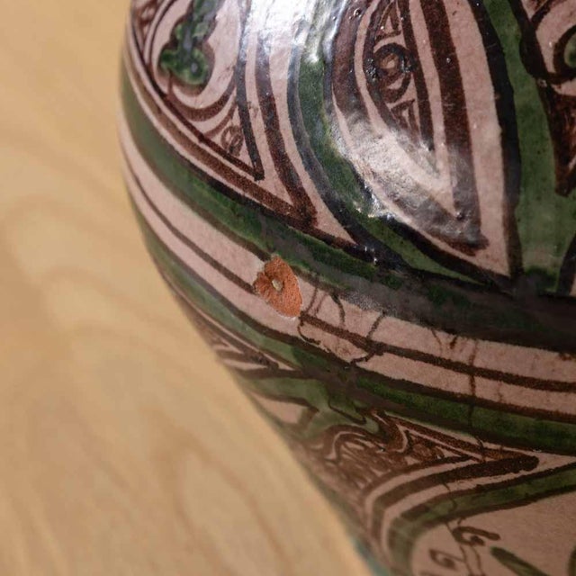 Cream Large Spanish Ceramic Vase by Domingo Punter, 1960s For Sale - Image 8 of 10