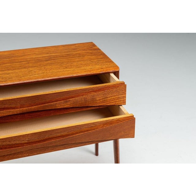 Brown Rimbert Sandholt Chest of Drawers in Teak from Atelje, Sweden, 1960 For Sale - Image 8 of 12