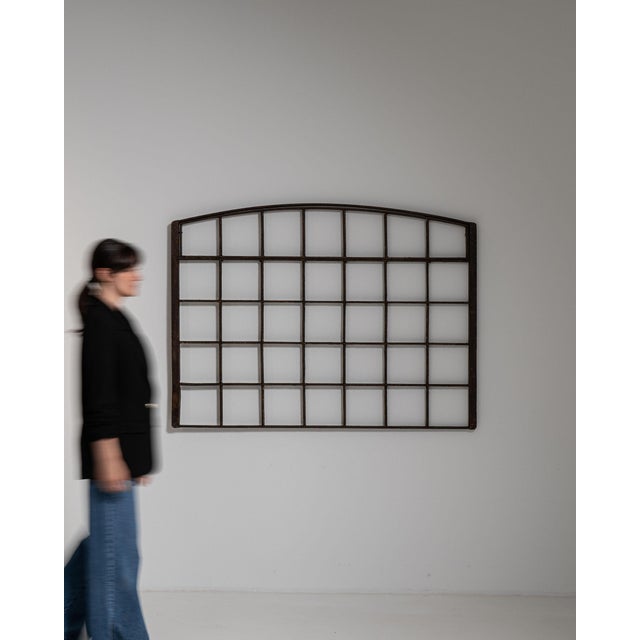 Early 20th Century France Black Wrought Iron Window For Sale - Image 11 of 18