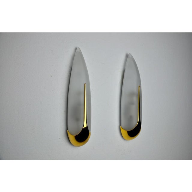 Hollywood Regency Ears of Corn Sconces by Idearte, Spain, 1980s, Set of 2 For Sale - Image 3 of 8