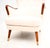 Brown Vintage Swedish Wing Back Armchair, 1950s For Sale - Image 8 of 9