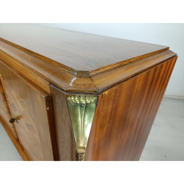 Mid-Century Marquetry Sideboard, 1940s For Sale - Image 15 of 18