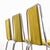 Olive Green Upholstered Chrome Framed Stacking Dining Chairs, 1980s, Set of 8 For Sale - Image 6 of 12