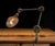 Vintage Industrial Articulating Table Mount Task Lamp For Sale In Chicago - Image 6 of 11
