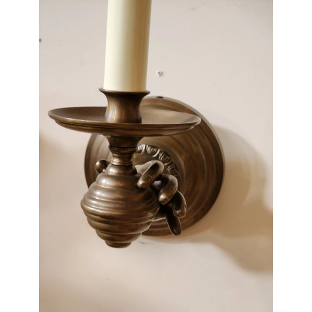 Rustic European Pair of Hand Form Wall Sconces For Sale - Image 3 of 11