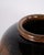 Brown Ceramic Floor Vase with Brown Glaze For Sale - Image 8 of 10