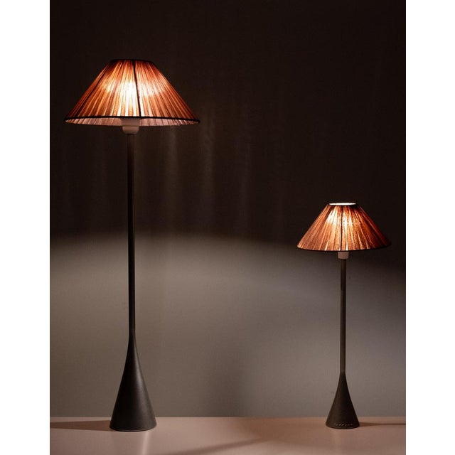 Cinna Table Lamps in Cast Aluminum by Pascal Mourgue for Ligne Roset, 1980s, Set of 2 For Sale - Image 10 of 17