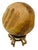 Vintage Early 2000s Solid Teak Root Hand-Carved Decorative 7.5" Sphere For Sale In Tampa - Image 6 of 9