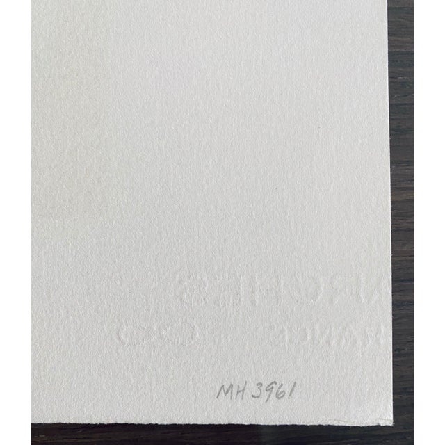 Printmaking Materials David Sharir, Israeli Naive Folk Art Silkscreen Lithograph David Sharir - Bet Hamikdash Scene For Sale - Image 7 of 10