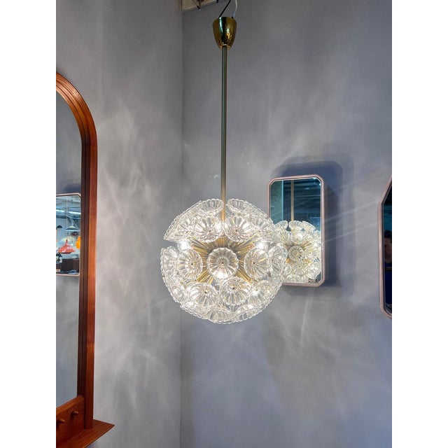 Chandelier Pusteblume from VEB Kristalleuchte Ebersbach For Sale - Image 10 of 11
