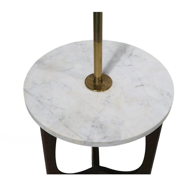 Mid 20th Century Mid 20th Century Attributed to Adrian Pearsall Combination Floor Lamp Table C. 1950/60’s For Sale - Image 5 of 12