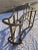 Brass Mastercraft Brass "Race Track" Coffee Table in Faux Bamboo For Sale - Image 8 of 13