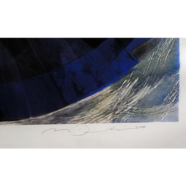 Mark Dickson Untitled Mix Media, Pastel and Watercolor Orig Abstract Hand Signed For Sale - Image 4 of 4